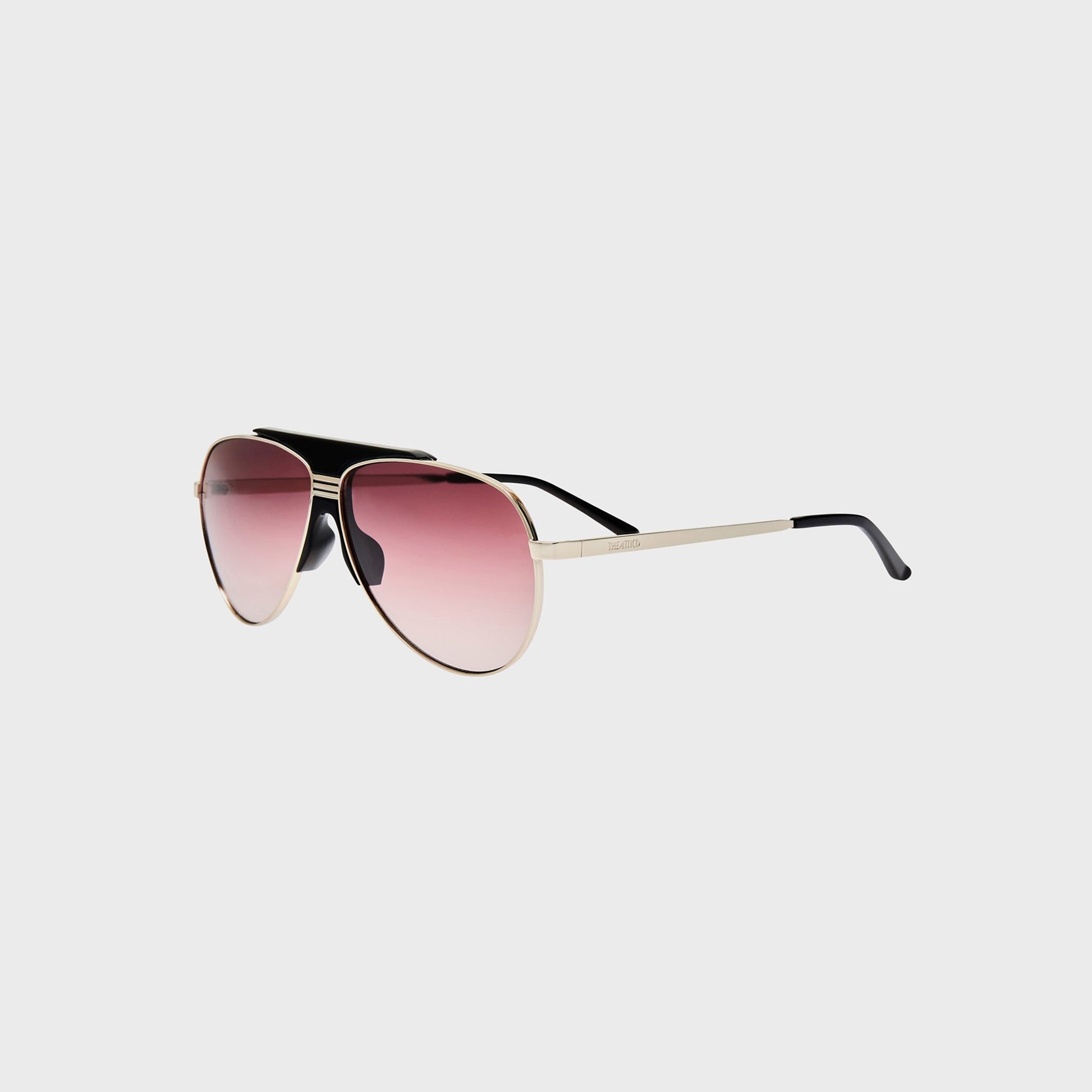 Women Kith The Attico Aviator Sunglasses - Silver