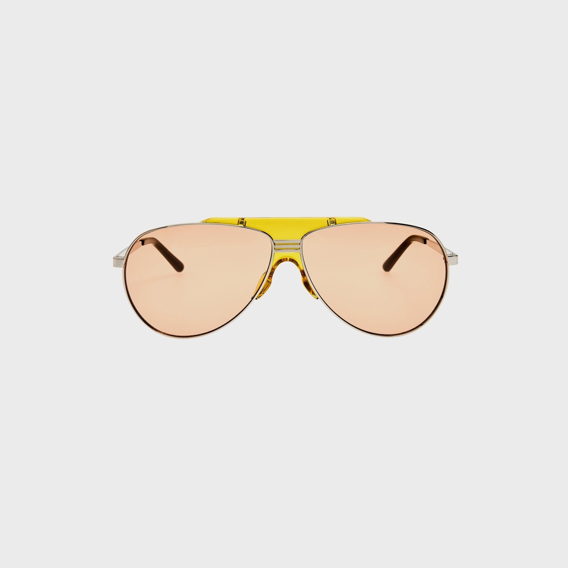 Women Kith The Attico Aviator Sunglasses - Gold