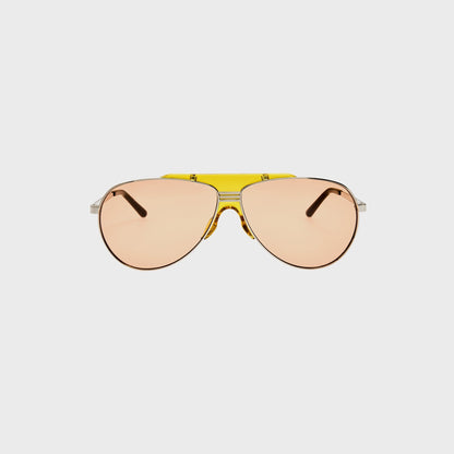 Women Kith The Attico Aviator Sunglasses - Gold