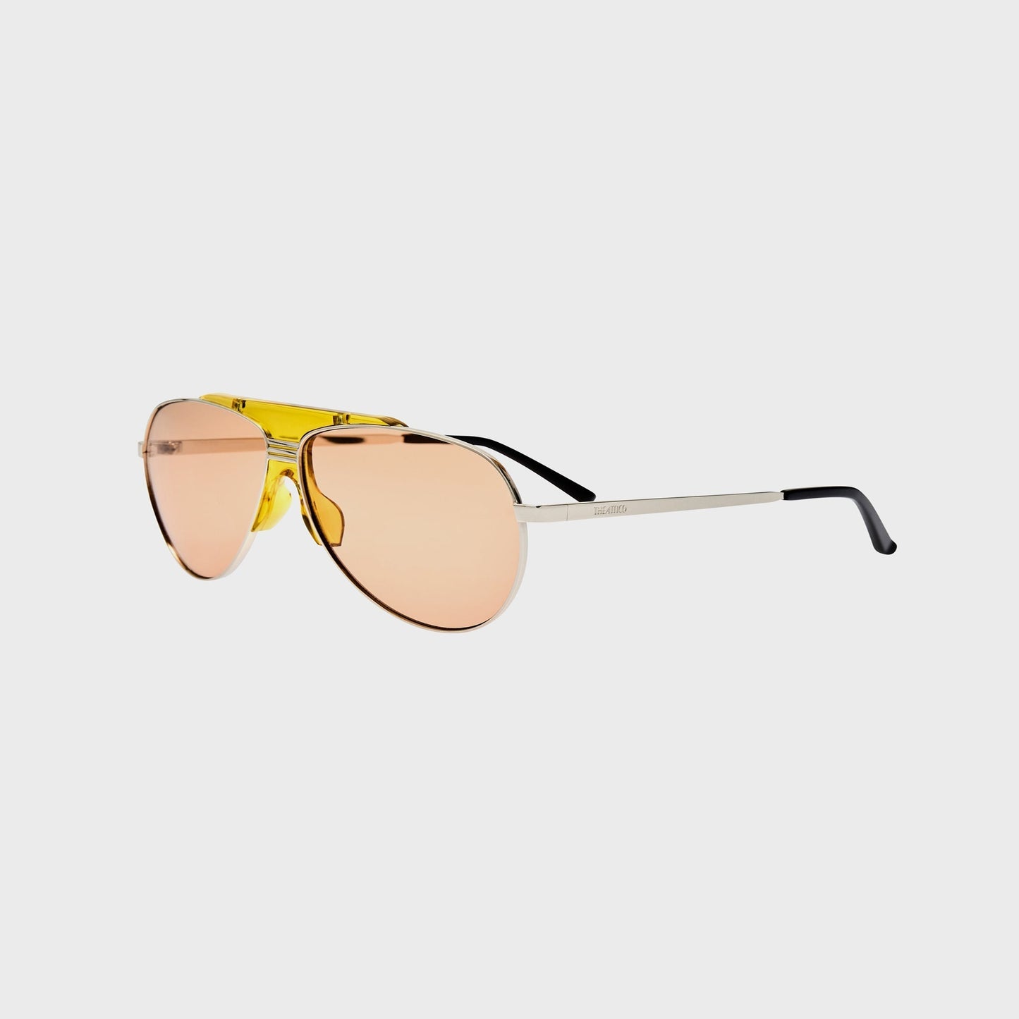 Women Kith The Attico Aviator Sunglasses - Gold