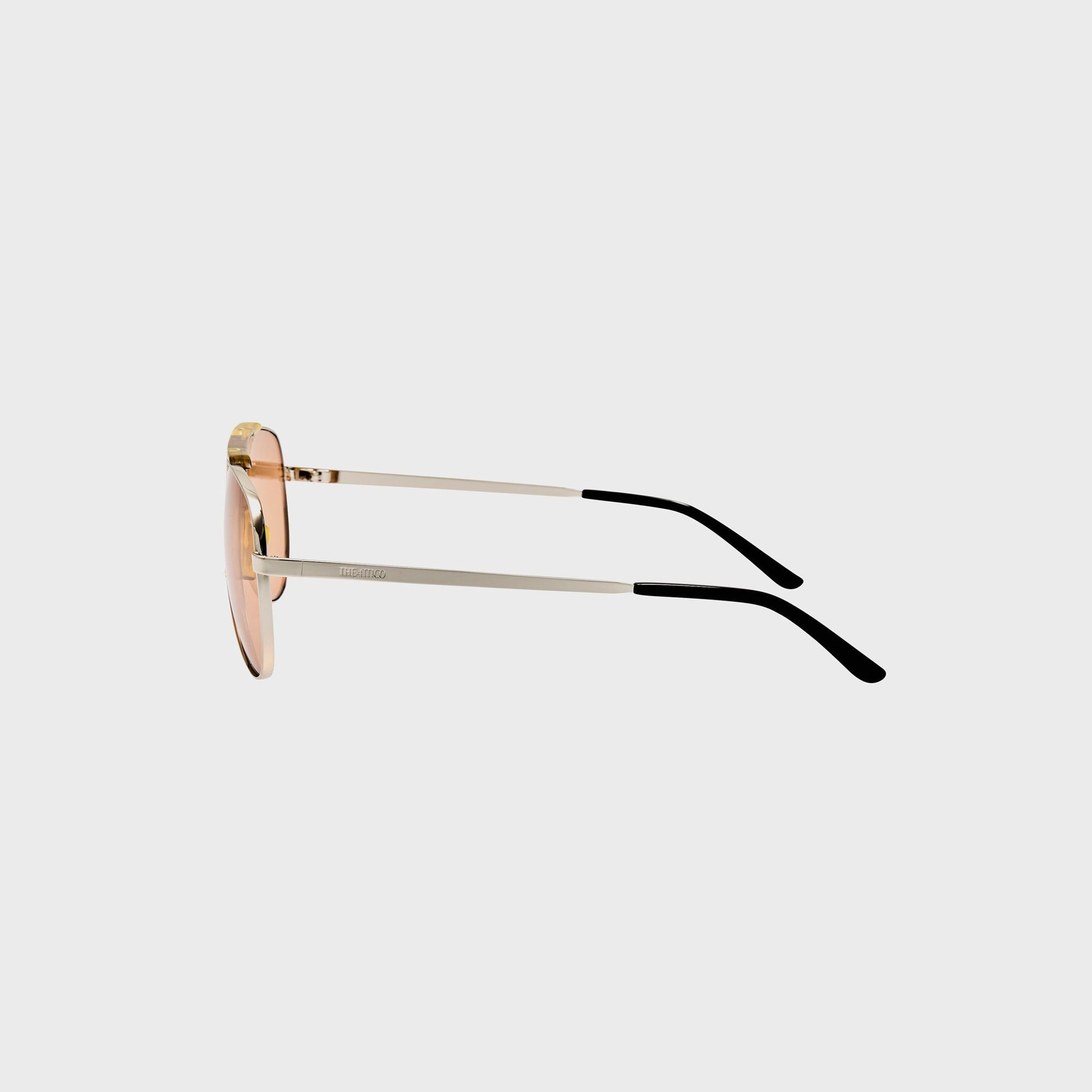 Women Kith The Attico Aviator Sunglasses - Gold