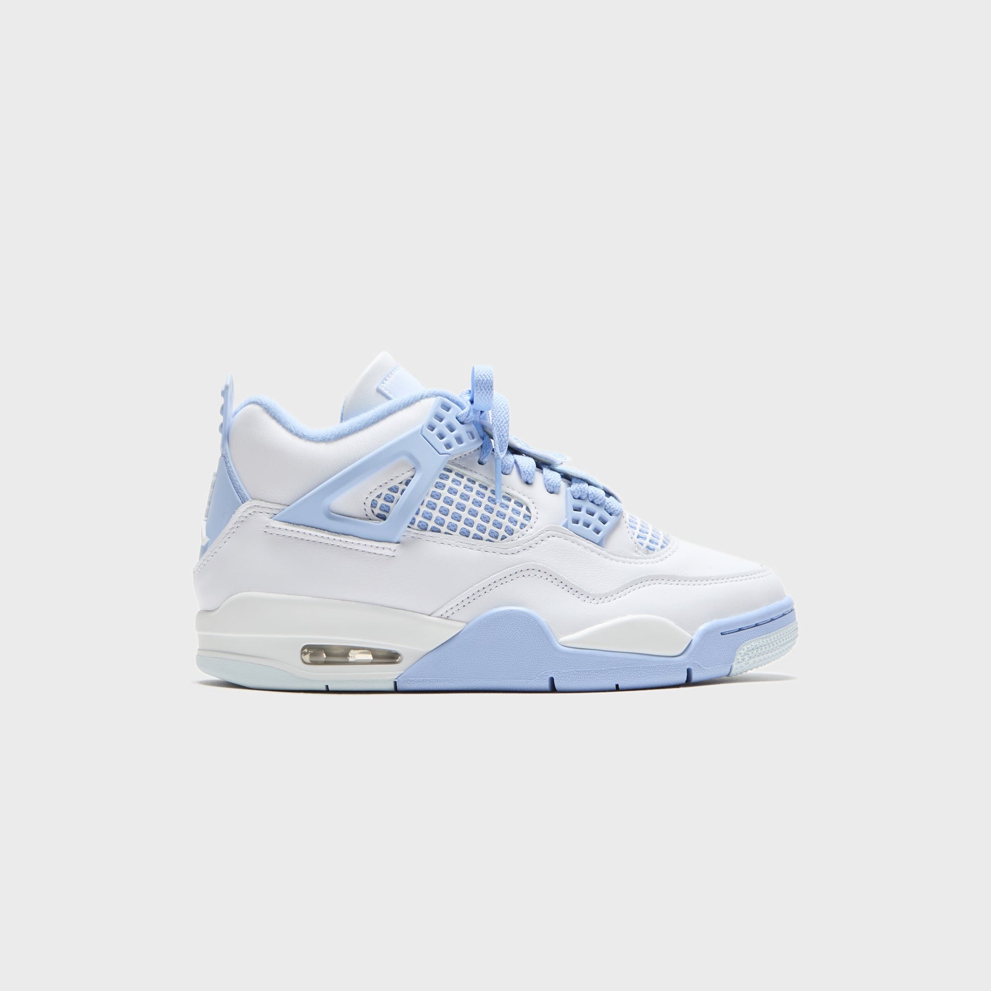 Women Kith Jordan WMNS Air Jordan 4 Retro - White / Aluminum / Blue Tint / Oil Gr