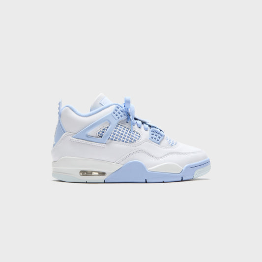 Women Kith Jordan WMNS Air Jordan 4 Retro - White / Aluminum / Blue Tint / Oil Gr