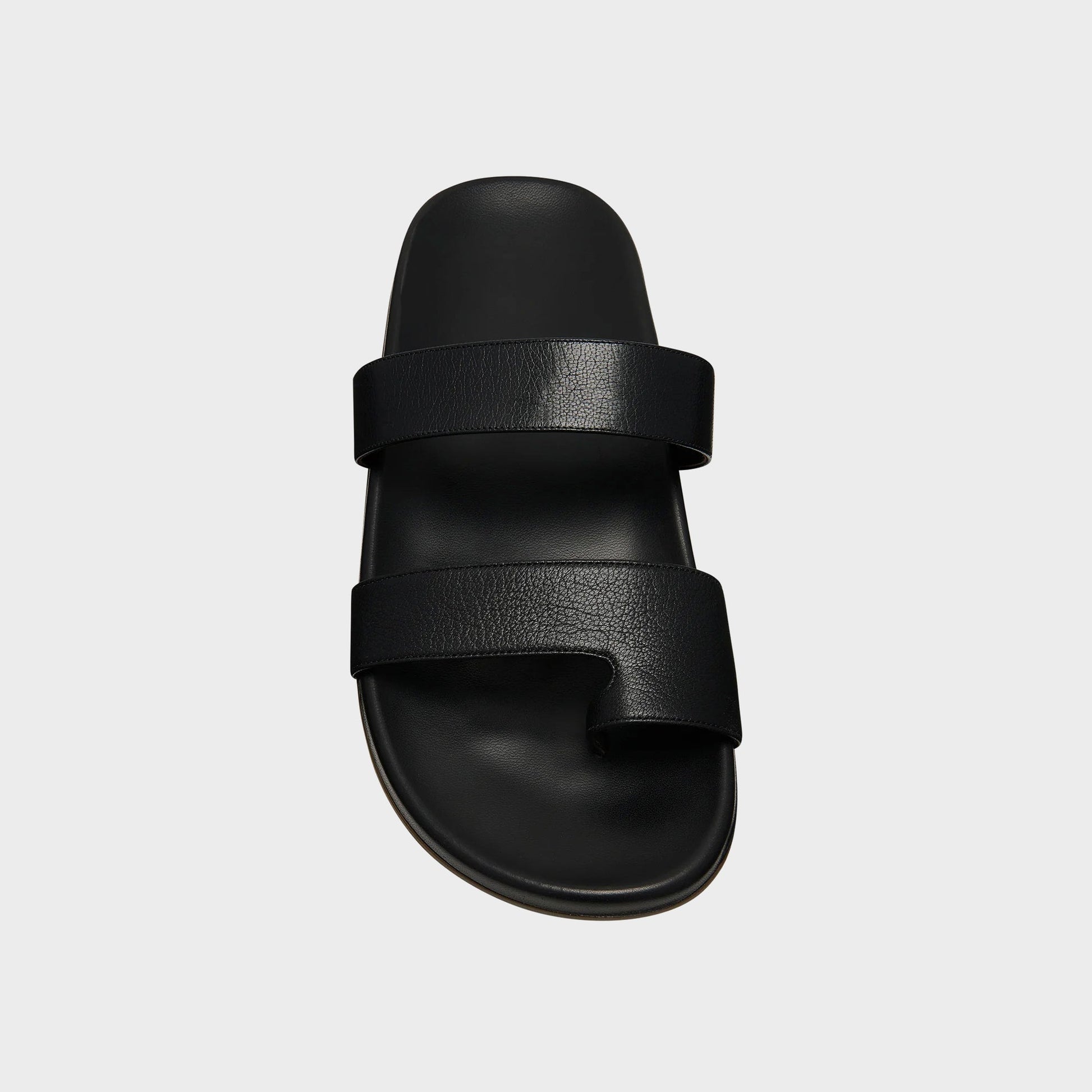 Men Kith The Row Hugh Sandal Grainy Calfskin - Black