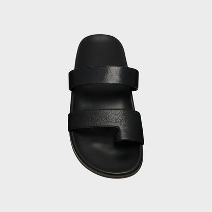 Men Kith The Row Hugh Sandal Grainy Calfskin - Black