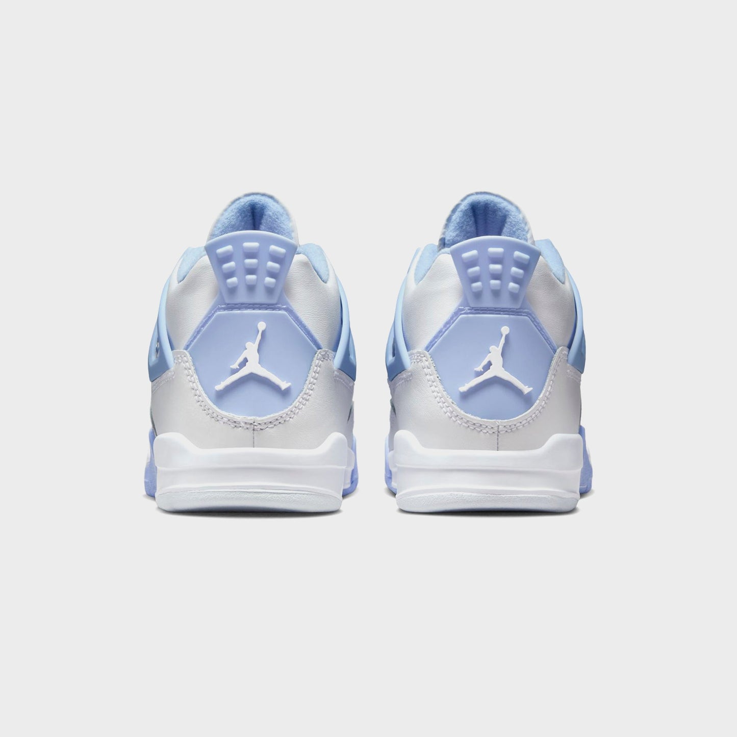 Kids Kith Jordan PS Air Jordan 4 Retro - White / Aluminum / Blue Tint / Oil Gree