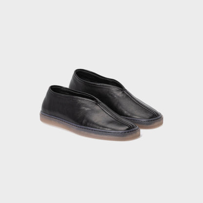 Men Kith Lemaire Linoleum Piped Sneakers - Black
