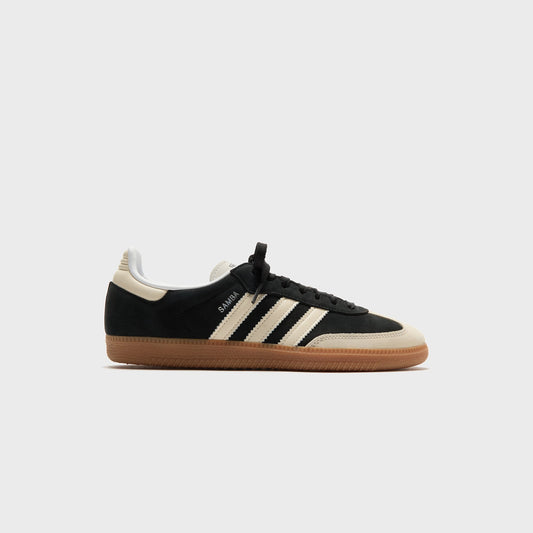 Women Kith adidas WMNS Samba OG - Core Black / Wonder White / Silver Metallic
