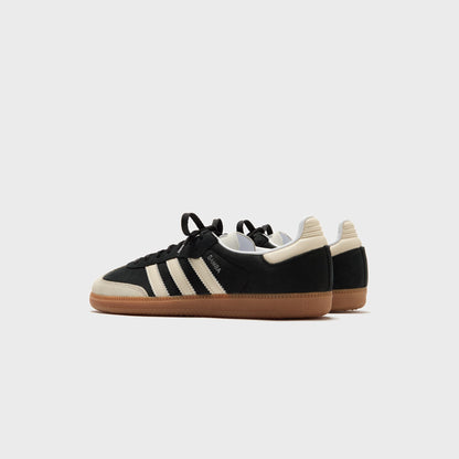 Women Kith adidas WMNS Samba OG - Core Black / Wonder White / Silver Metallic