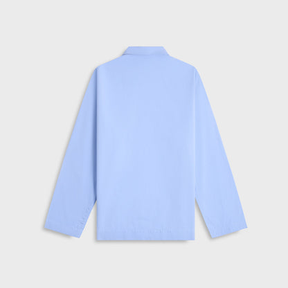 Men Kith Tekla Poplin Long Sleeve Pyjama Shirt - Solid Cornflower