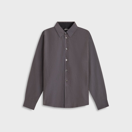 Men Kith Our Legacy Beyond Shirt - Charcoal Bordeaux