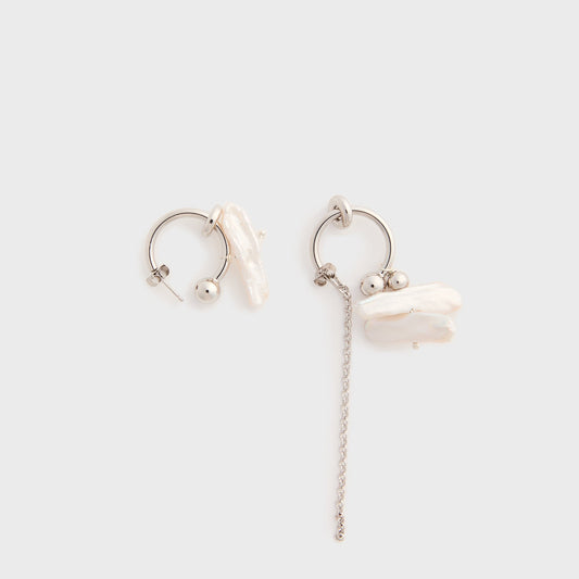 Women Kith Justine Clenquet Sunny Earrings - Palladium