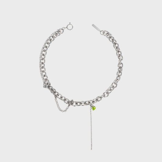 Women Kith Justine Clenquet Lucy Necklace - Acid Green