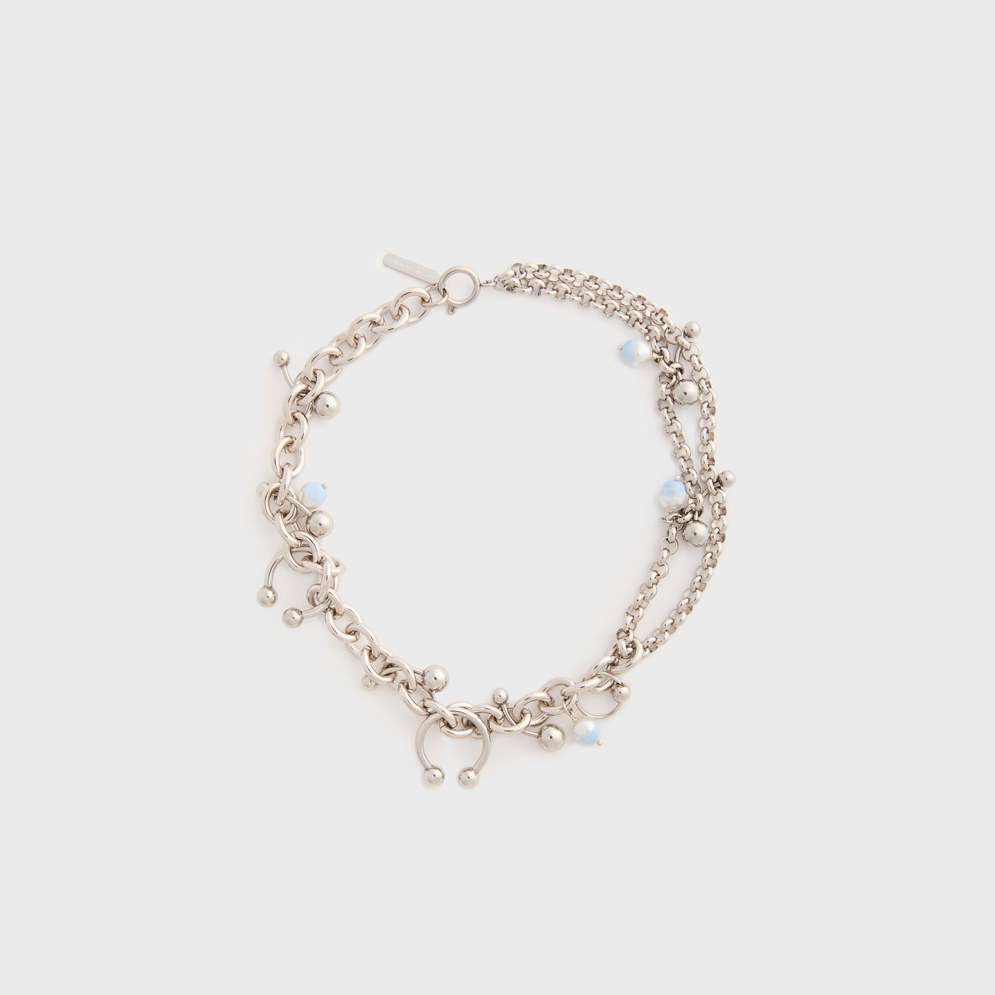 Women Kith Justine Clenquet Holly Summer Necklace - Pearl Blue