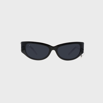 Women Kith Justine Clenquet Clara Sunglasses - Black