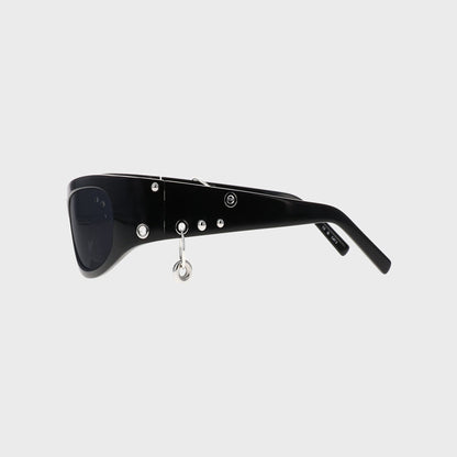 Women Kith Justine Clenquet Clara Sunglasses - Black