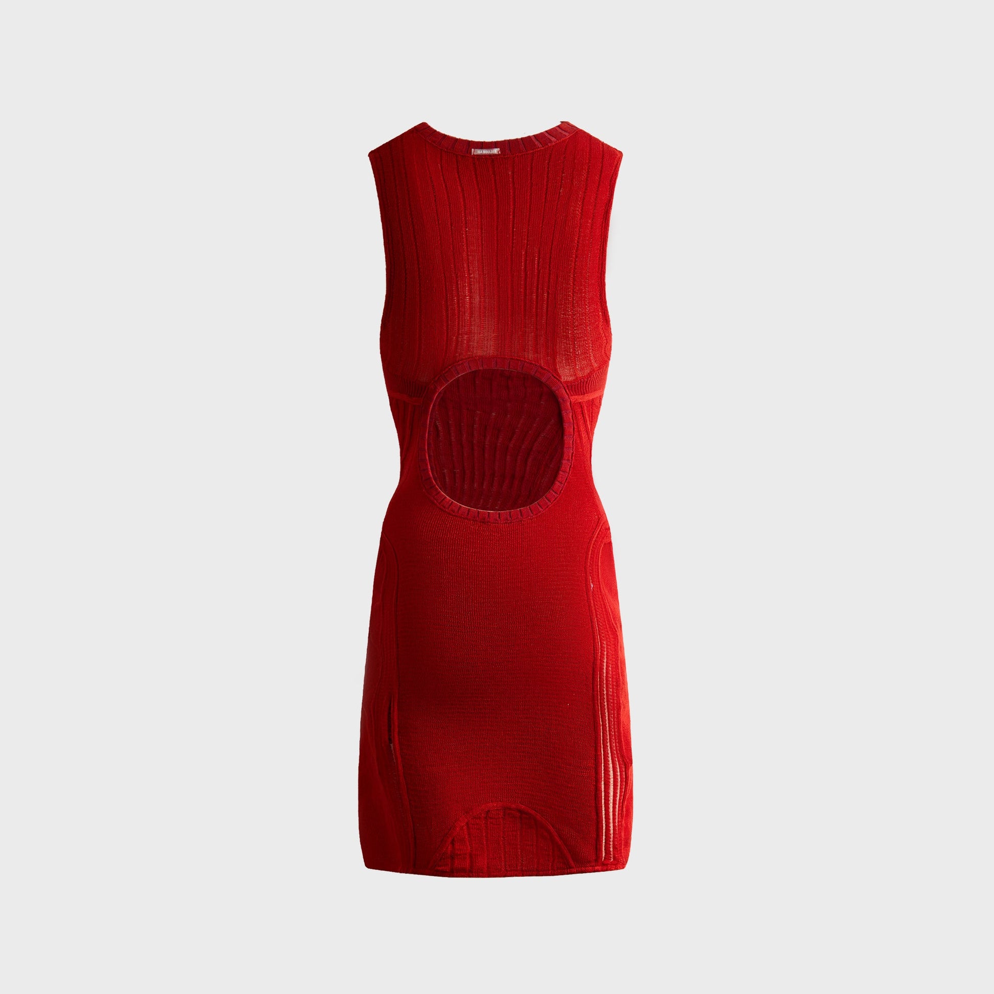 Women Kith Isa Boulder Rider Tight Mini Dress - Brick