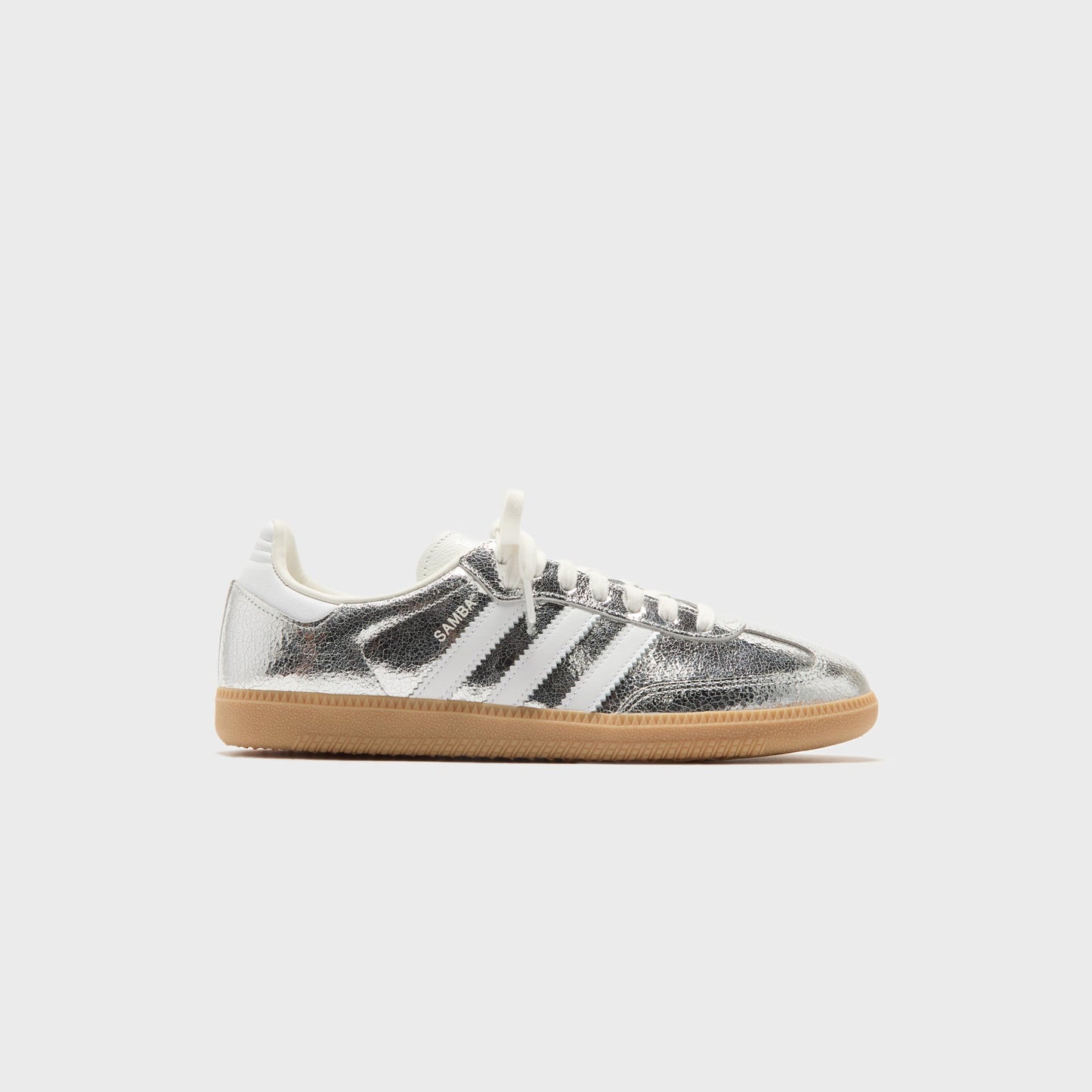 Women Kith adidas WMNS Samba OG - Silver Metallic / Cloud White / Core White