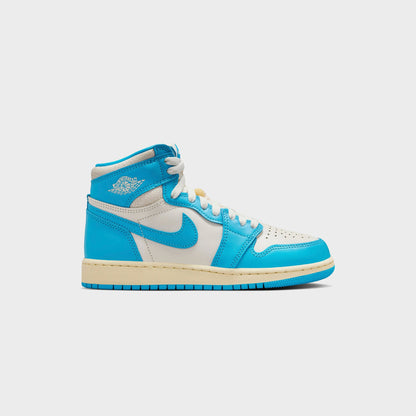 Kids Kith Jordan GS Air Jordan 1 Retro High OG - Dark Powder Blue / Blue / Sail