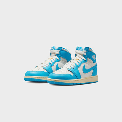 Kids Kith Jordan GS Air Jordan 1 Retro High OG - Dark Powder Blue / Blue / Sail