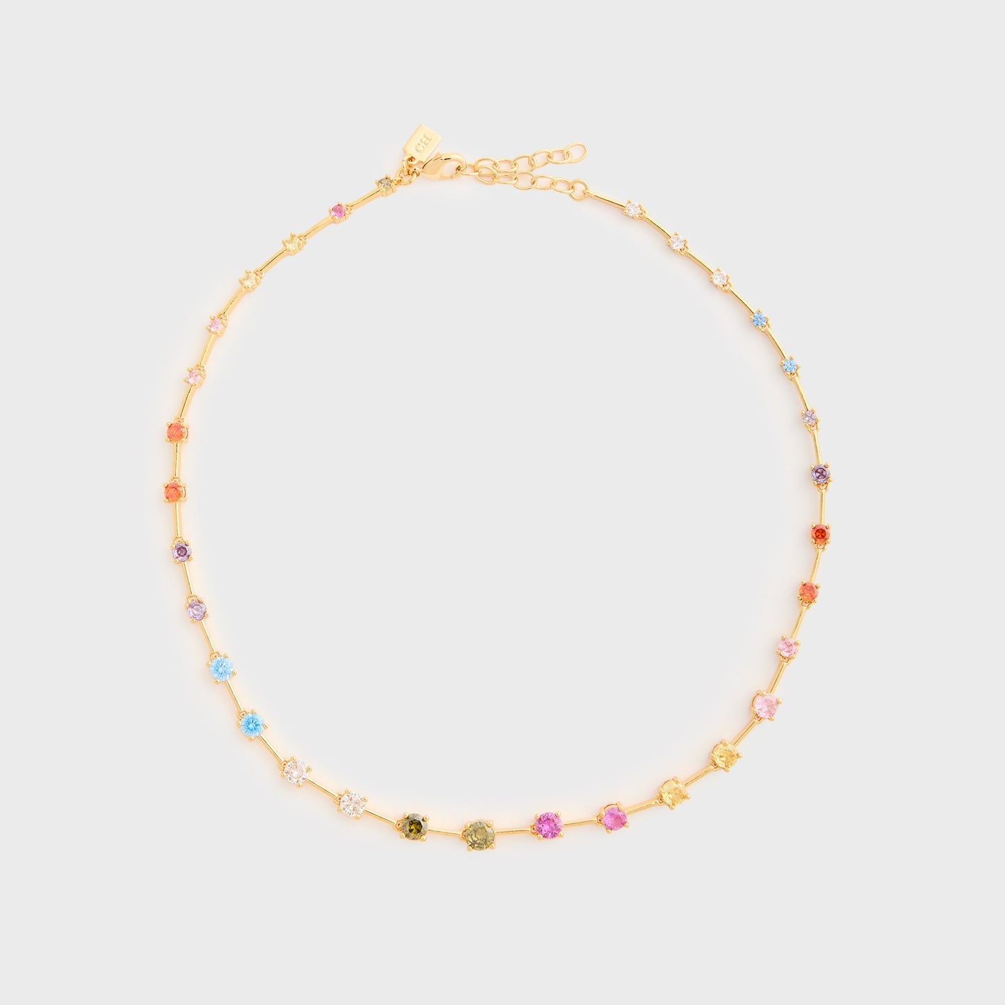 Women Kith Crystal Haze Astro Rainbow Necklace - Multi
