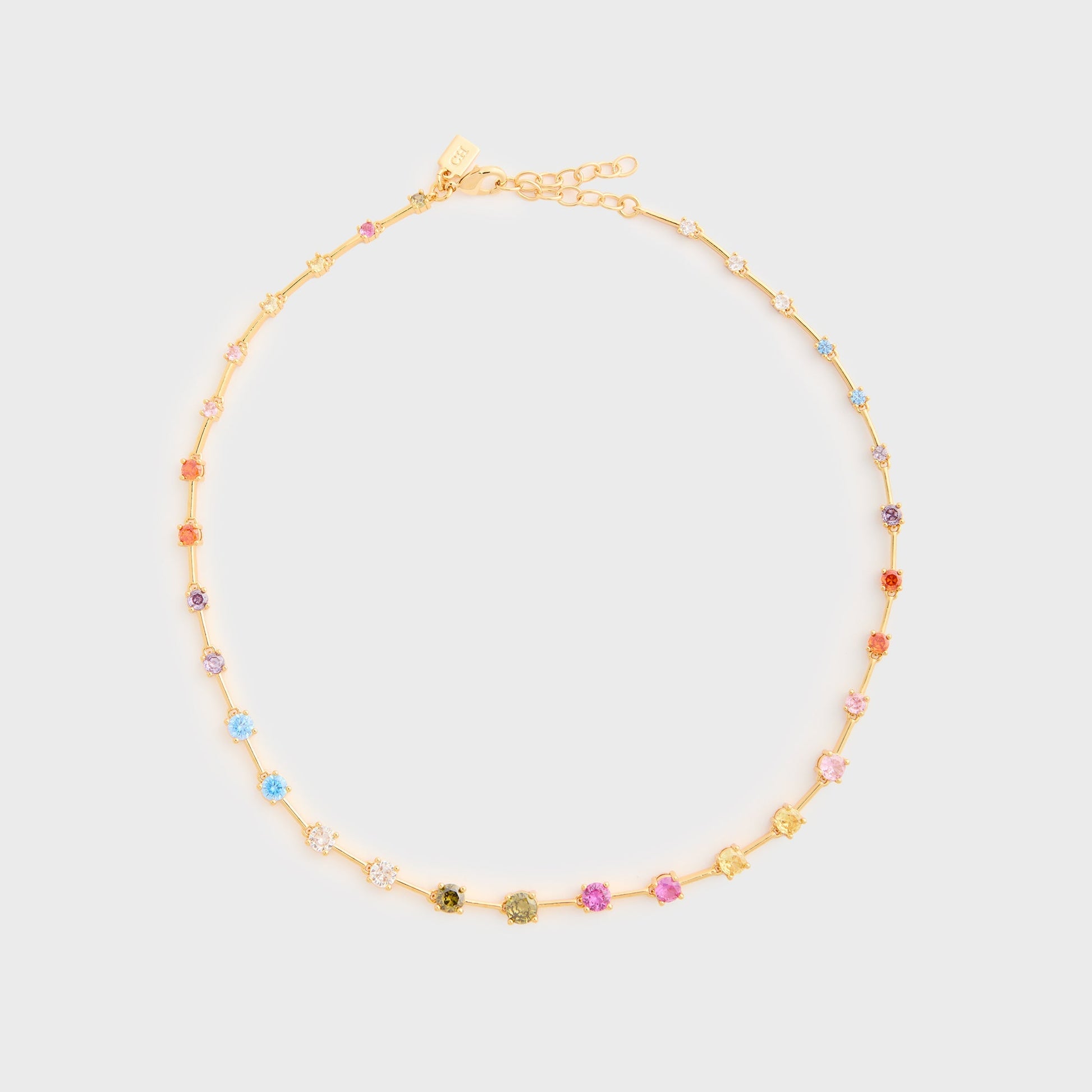 Women Kith Crystal Haze Astro Rainbow Necklace - Multi