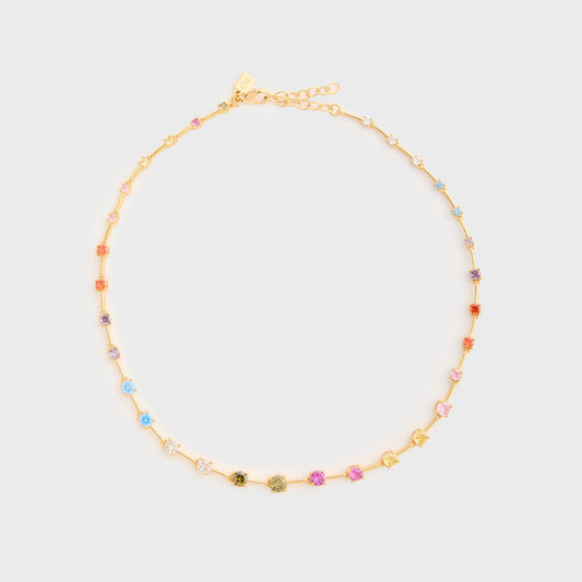 Women Kith Crystal Haze Astro Rainbow Necklace - Multi
