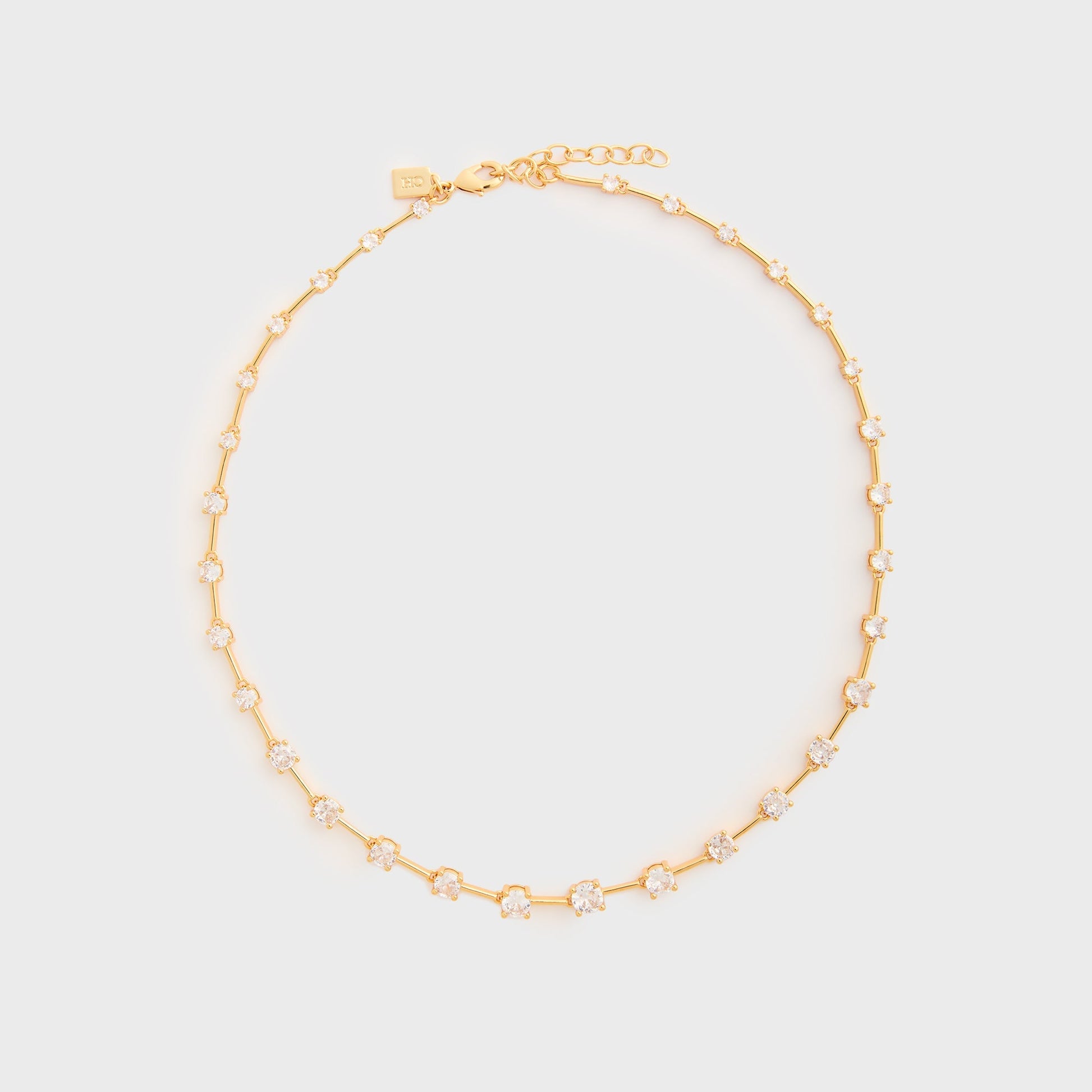 Women Kith Crystal Haze Astro Necklace - Gold
