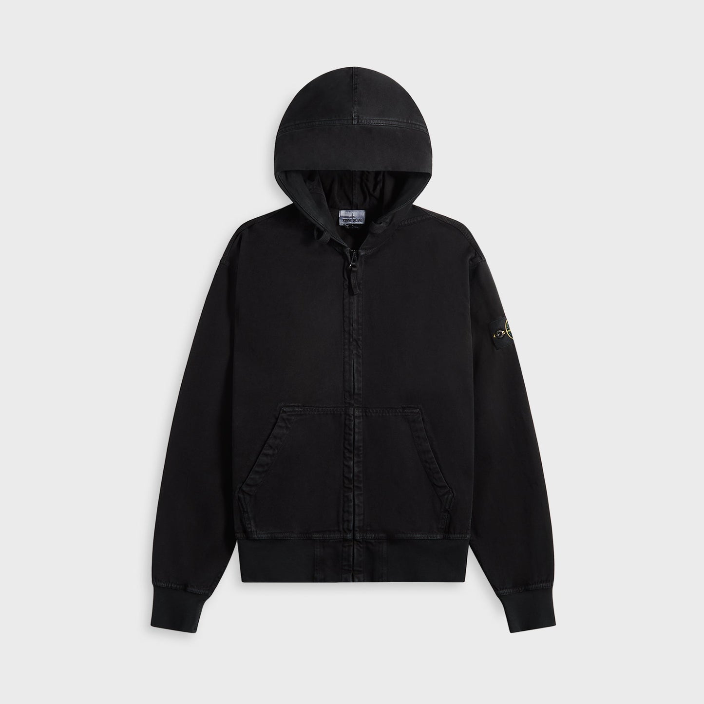 Men Kith Stone Island Hoodie Sweater - Black