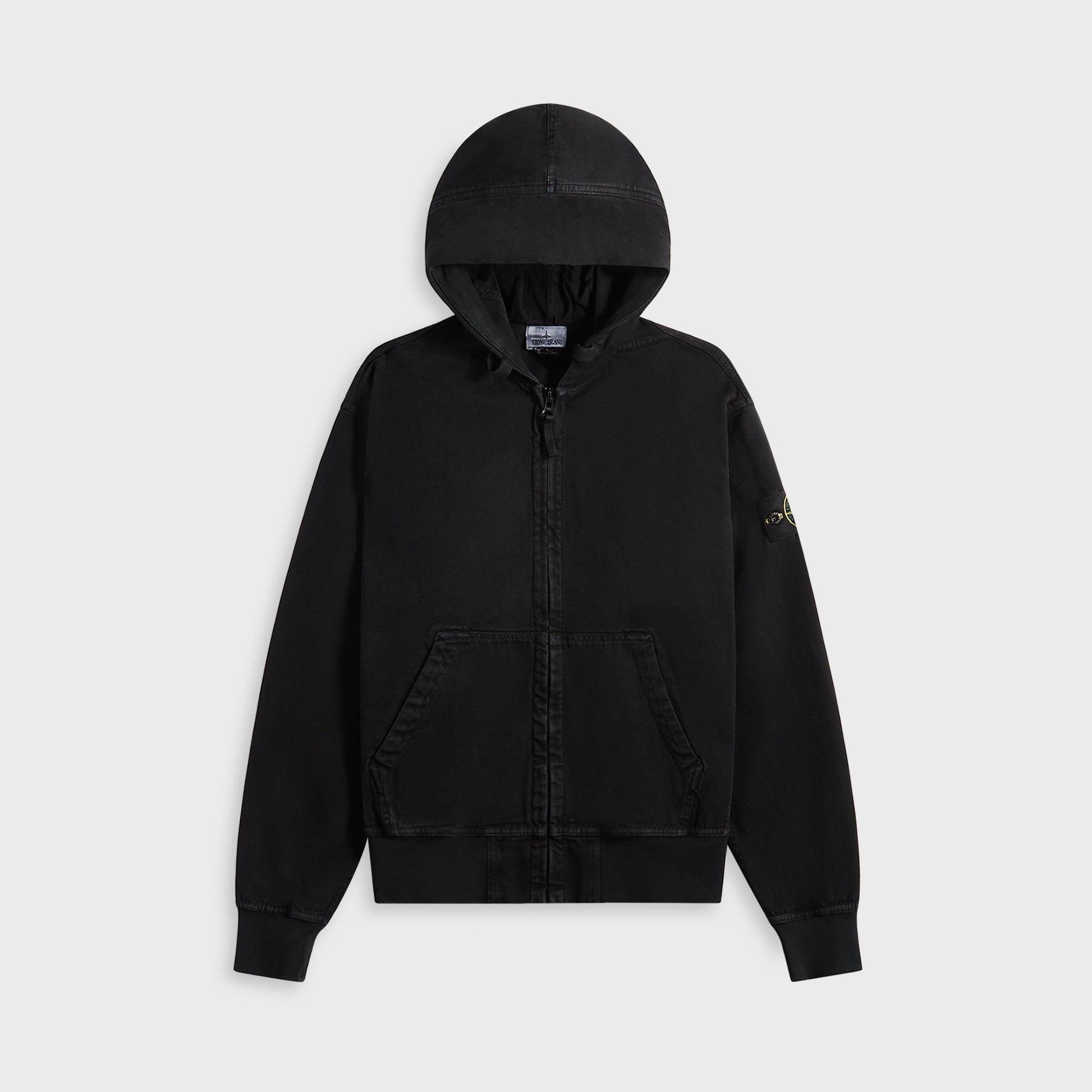 Men Kith Stone Island Hoodie Sweater - Black