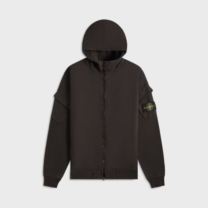 Men Kith Stone Island Hoodie Sweater - Lead Grey