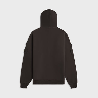 Men Kith Stone Island Hoodie Sweater - Lead Grey
