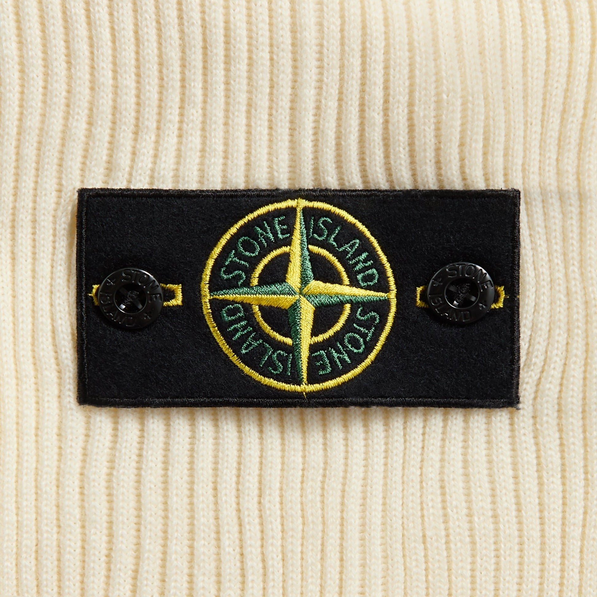 Men Kith Stone Island Crewneck Sweater - Ivory