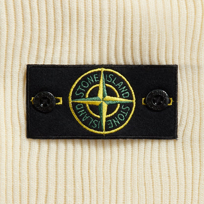Men Kith Stone Island Crewneck Sweater - Ivory