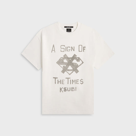 Men Kith Ksubi The Sign Ekcess Tee - Antique White