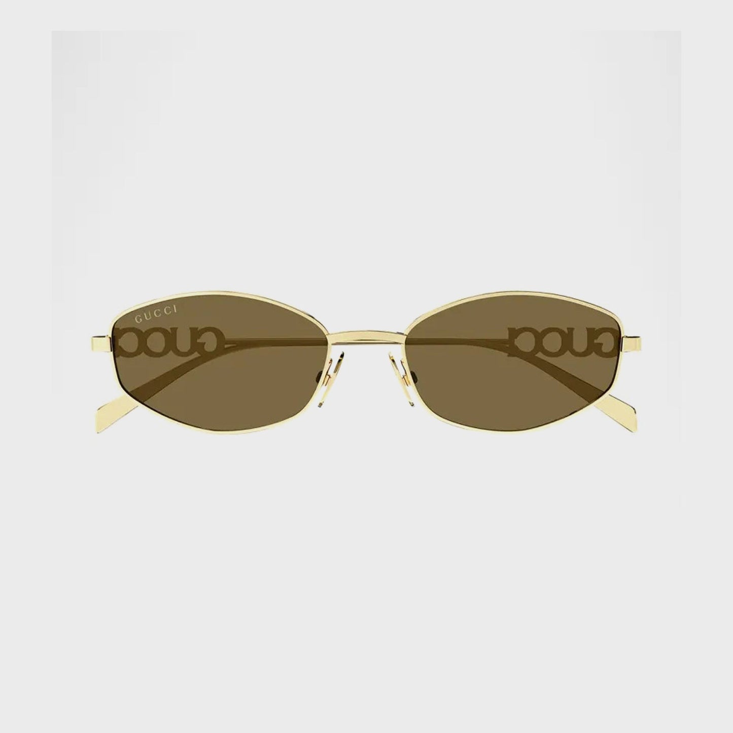 Women Kith Gucci GG Metal Frames 02S - Gold