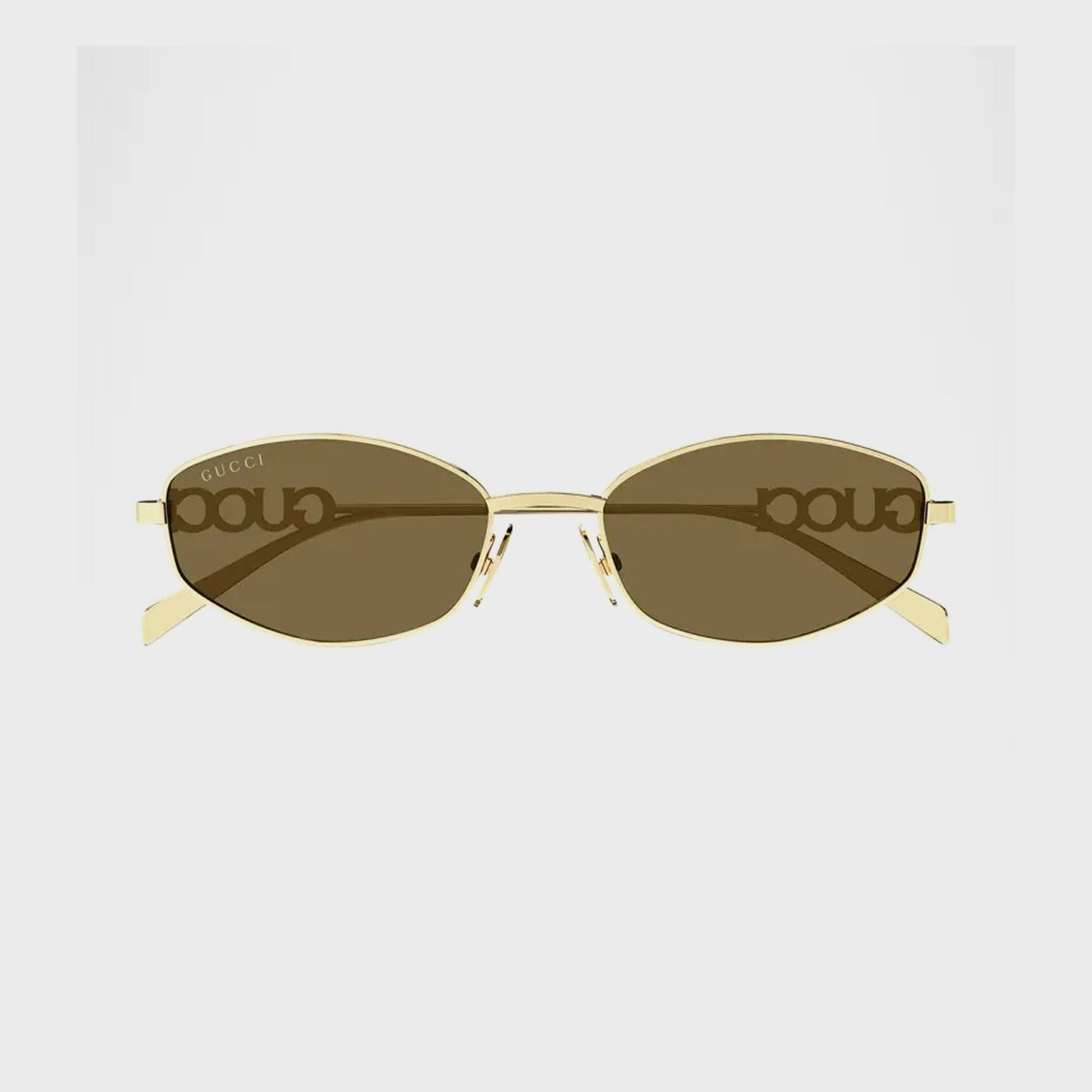 Women Kith Gucci GG Metal Frames 02S - Gold