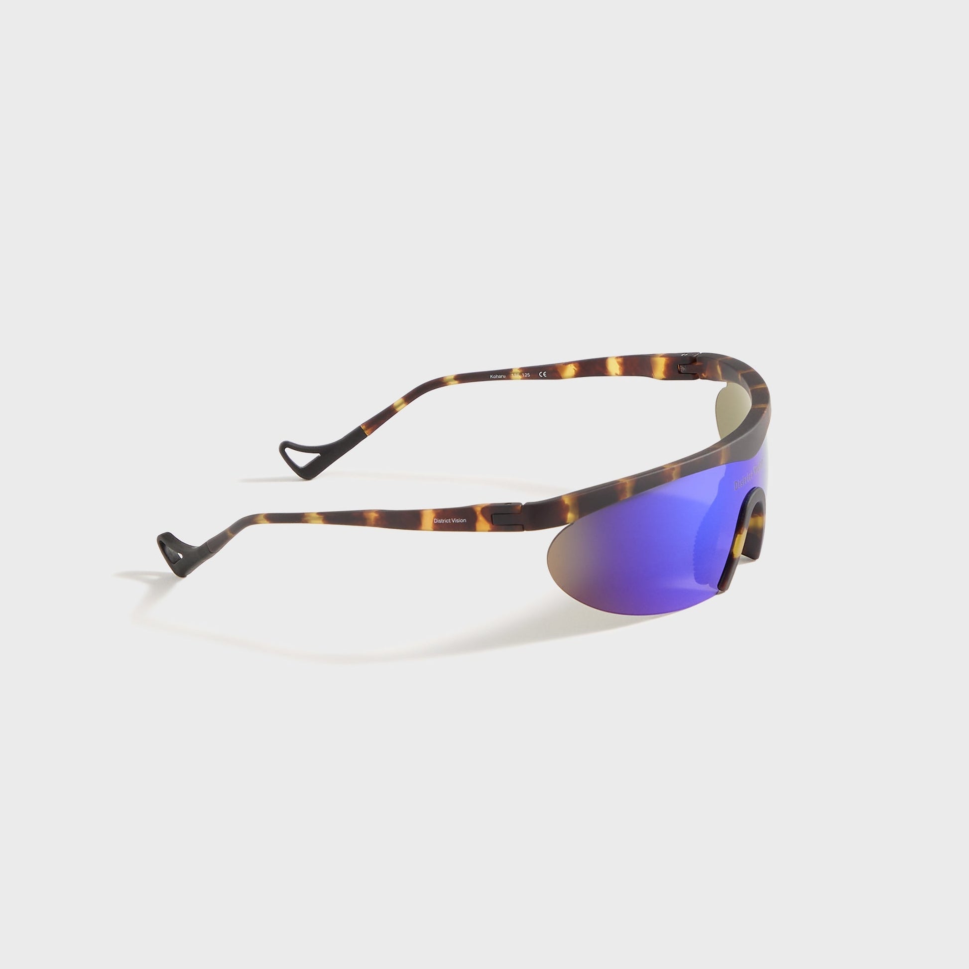 Men Kith District Vision Koharu Eclipse - Tortoise / D+ Blue Mirror