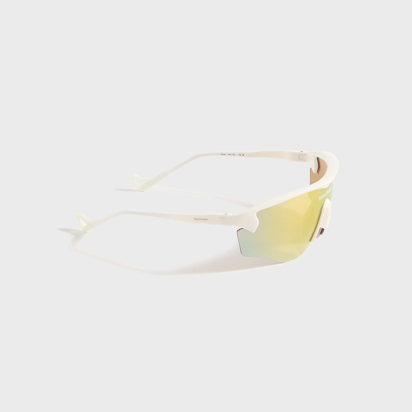 Men Kith District Vision Junya Racer - White / D+ Amber Mirror