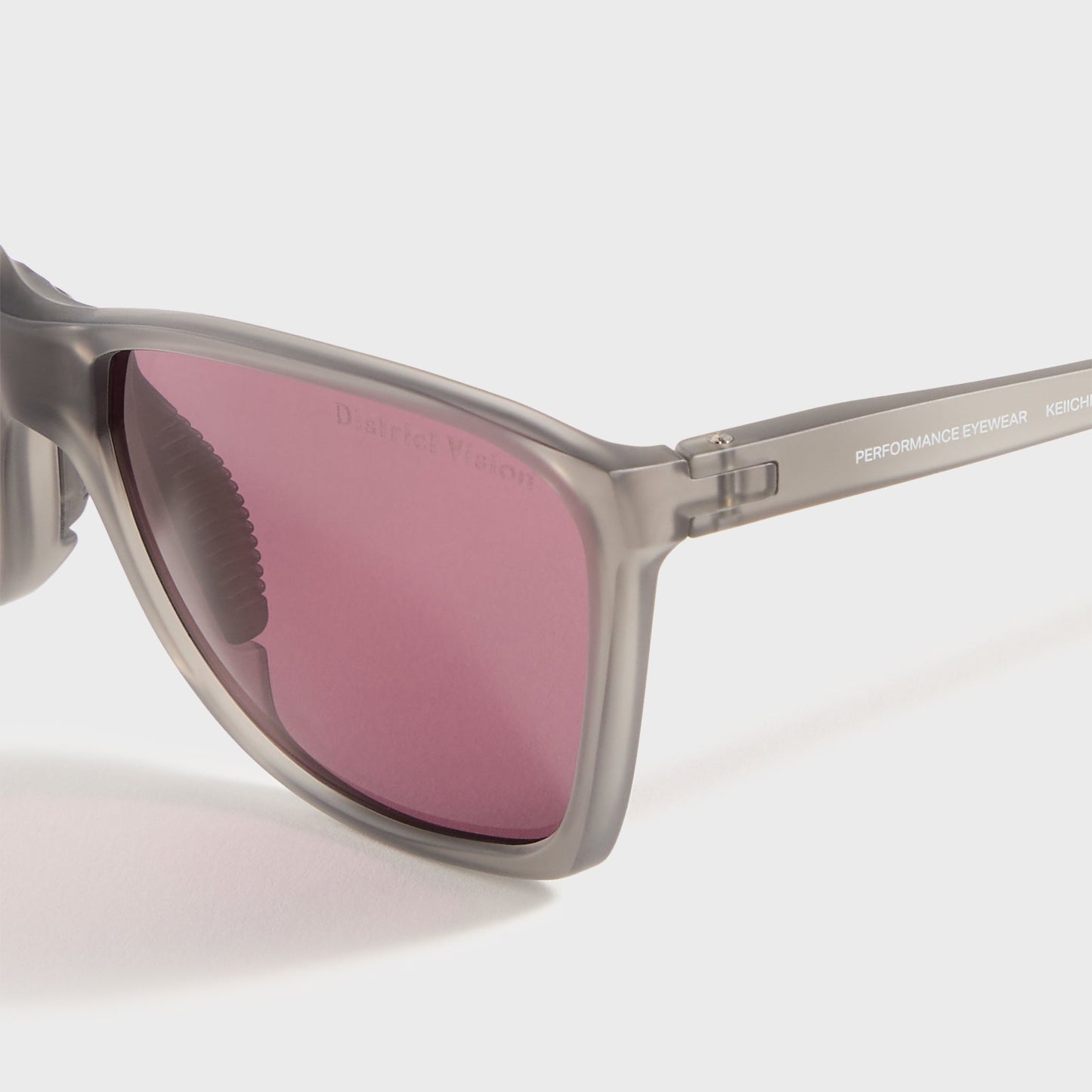 Men Kith District Vision Keiichi Standard - Gray / D+ Black Rose