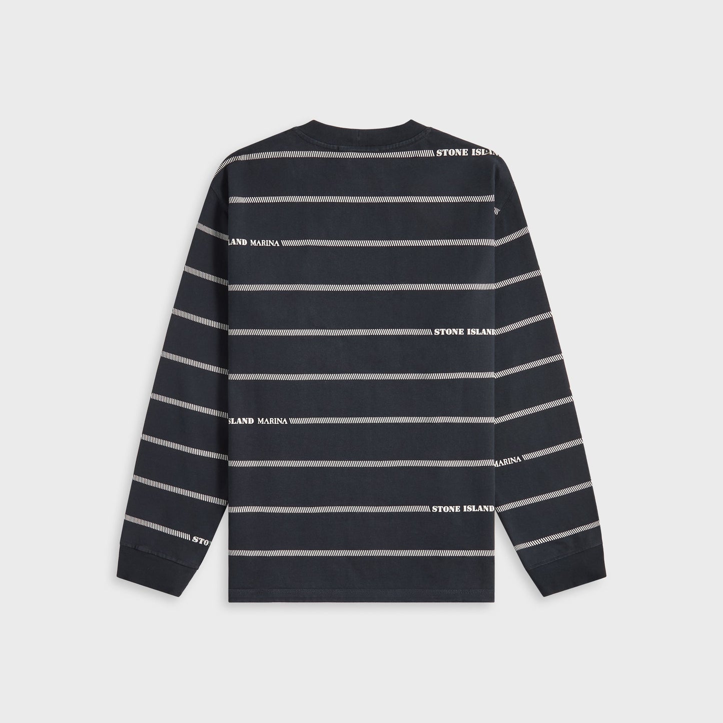 Men Kith Stone Island Combed Organic Cotton Sweatshirt - Blue Marine