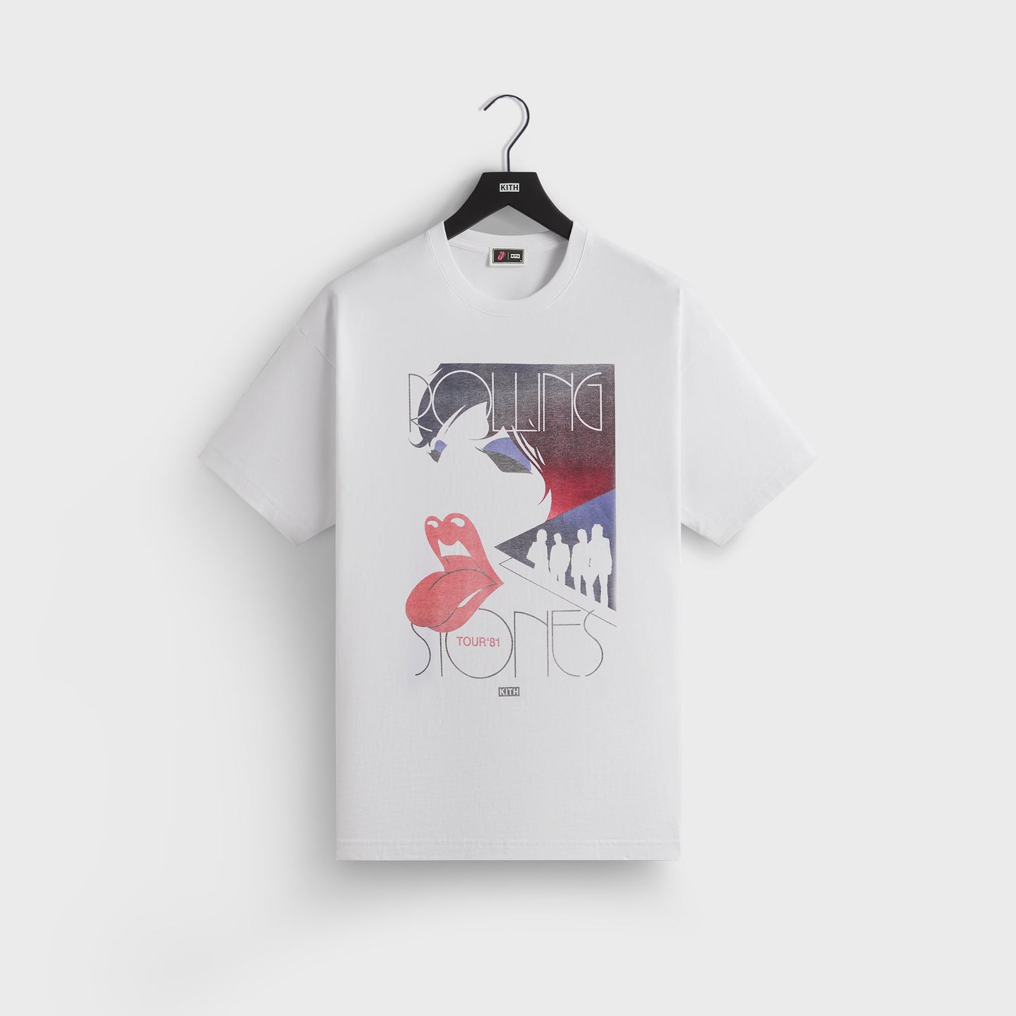 Men Kith Kith for The Rolling Stones Tour 1981 Tee - White