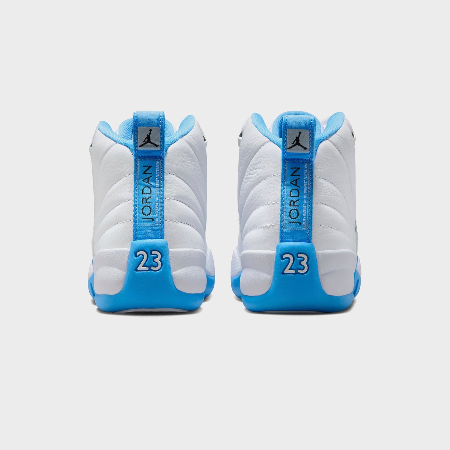 Kids Kith Jordan GS Jordan 12 Retro - White / Metallic Silver / University Blue