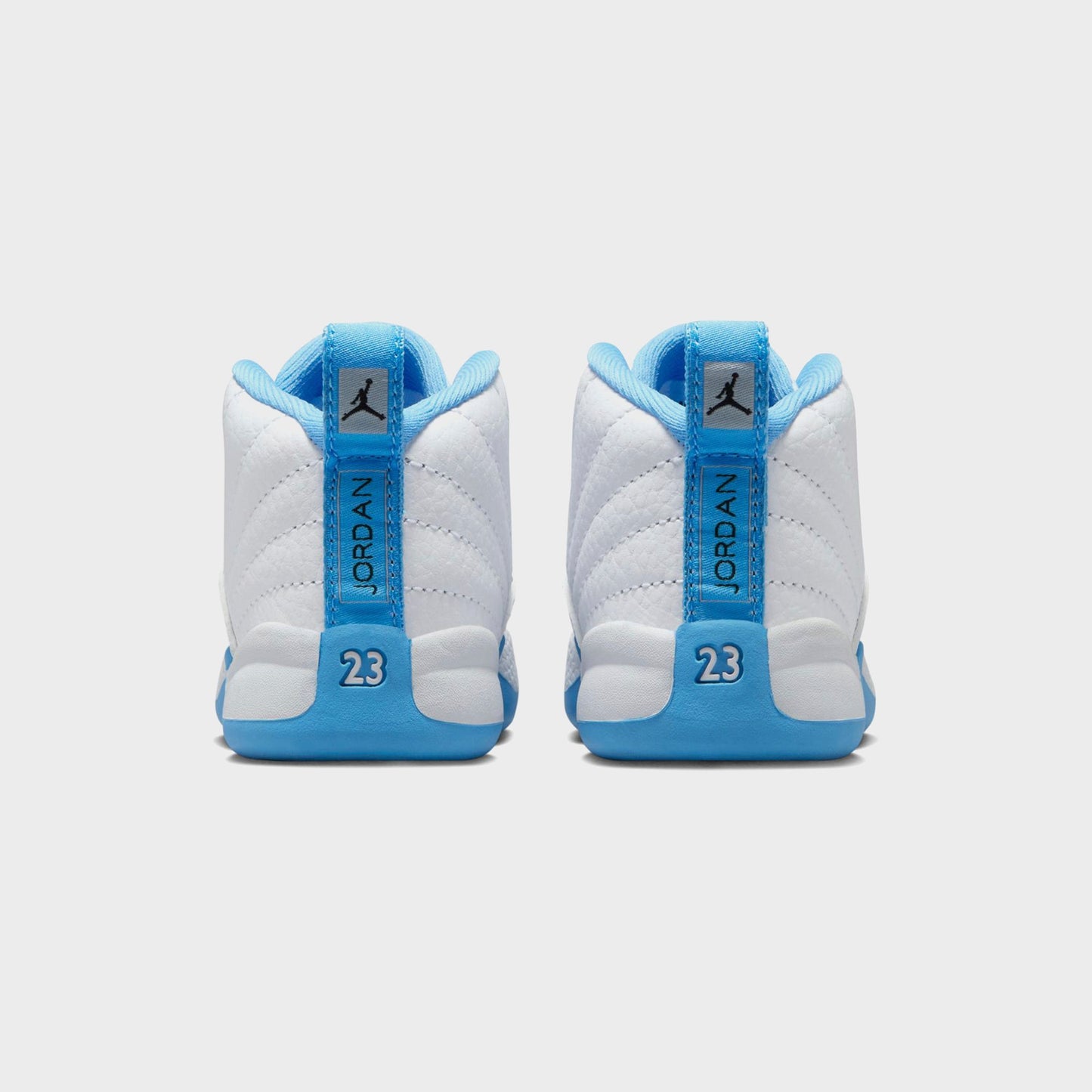 Kids Kith Jordan TD Jordan 12 Retro - White / Metallic Silver / University Blue