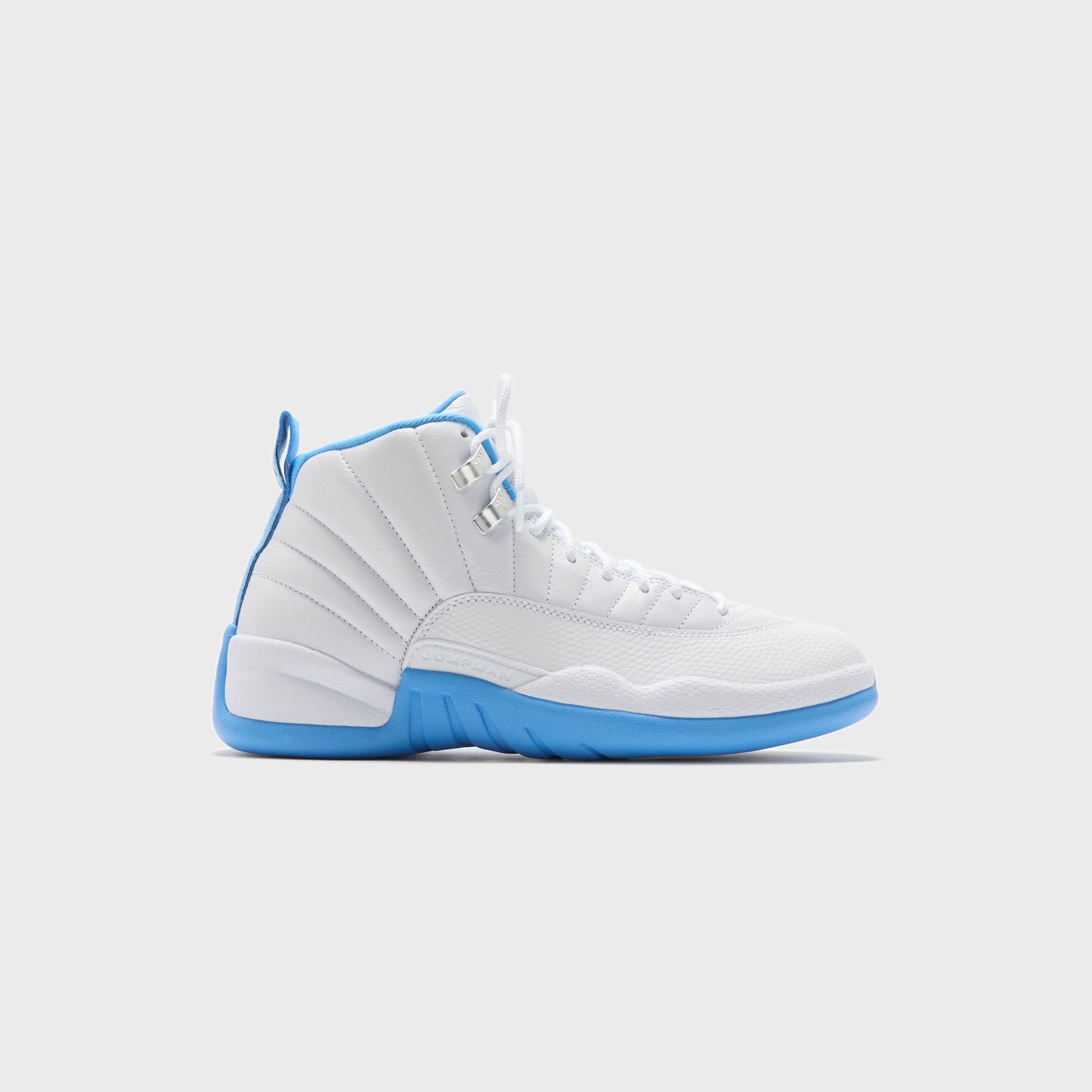 Men Kith Jordan Air Jordan 12 Retro - White / Metallic Silver / University Blue