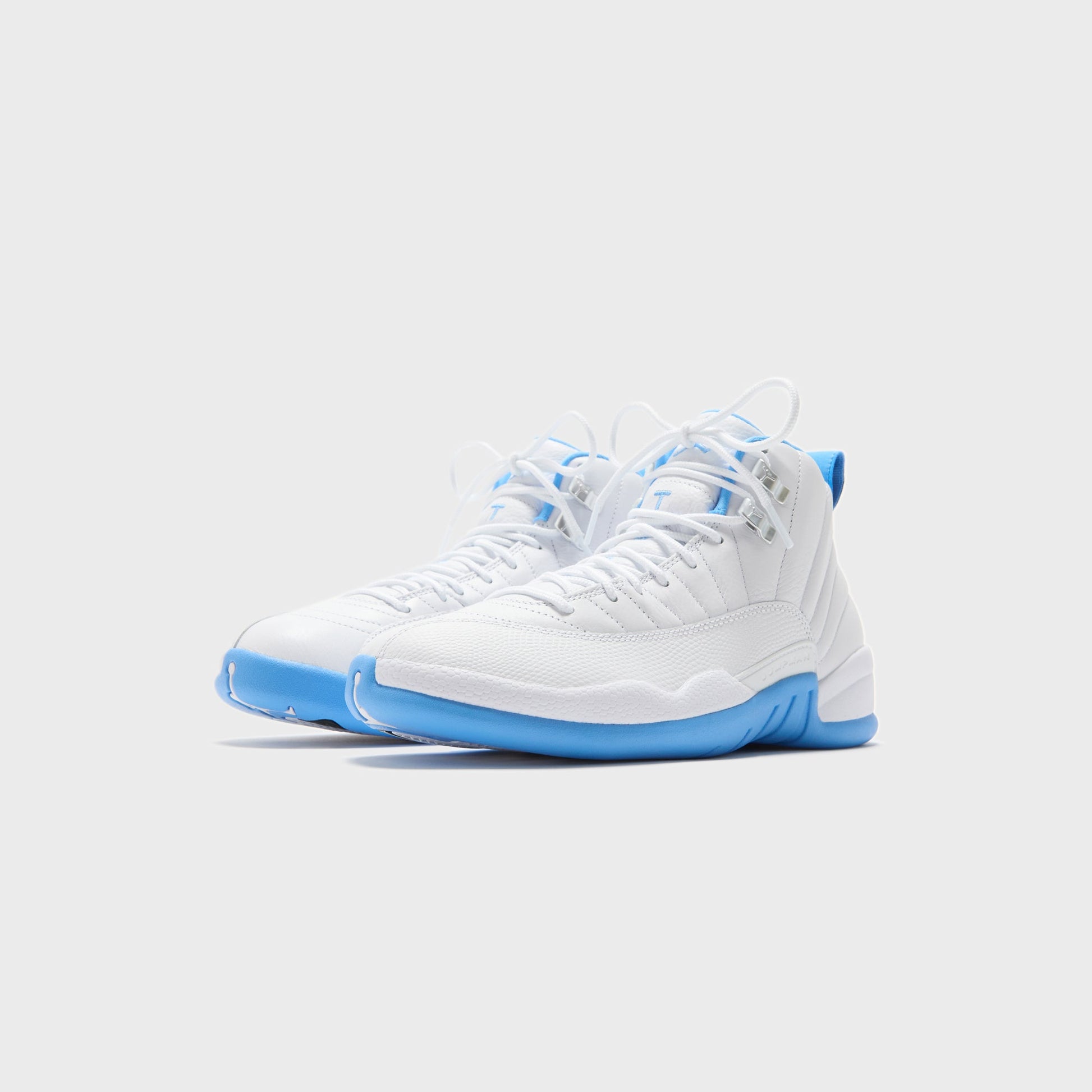 Men Kith Jordan Air Jordan 12 Retro - White / Metallic Silver / University Blue