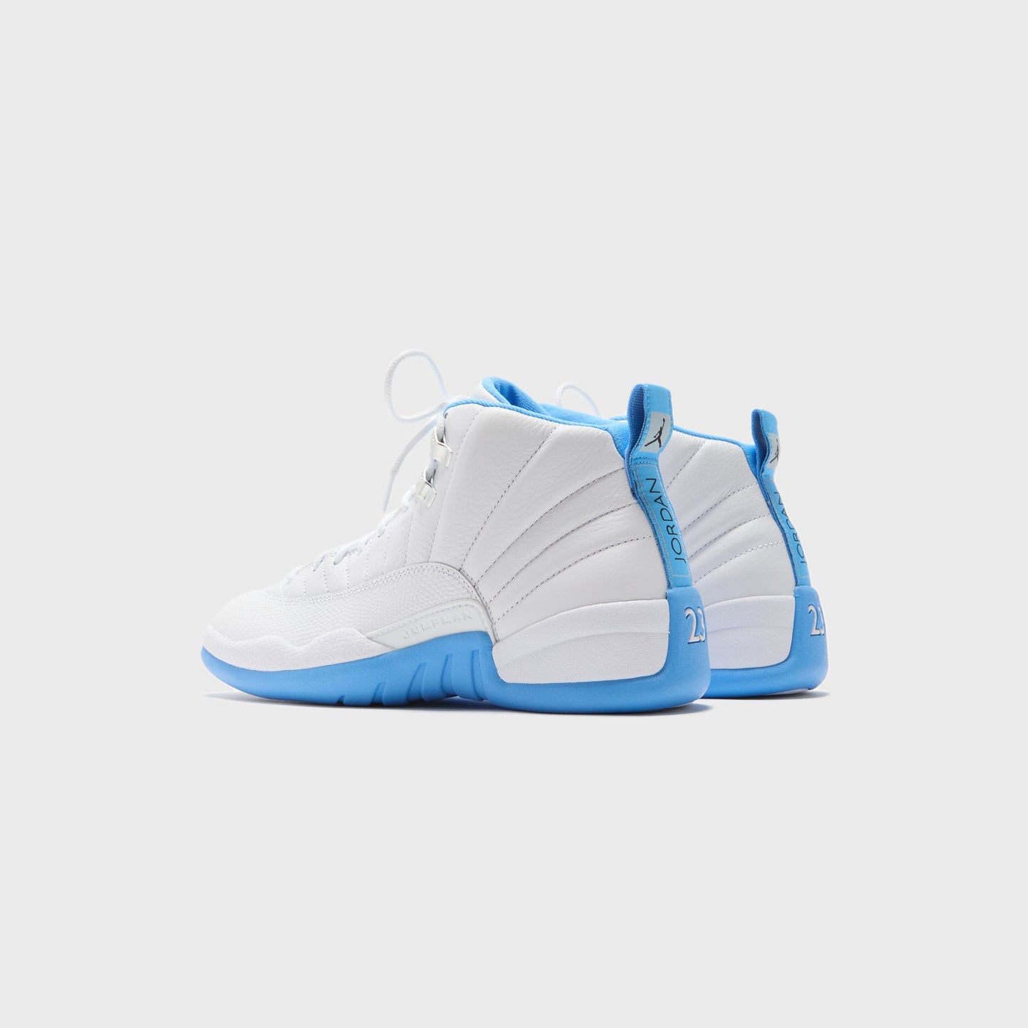 Men Kith Jordan Air Jordan 12 Retro - White / Metallic Silver / University Blue