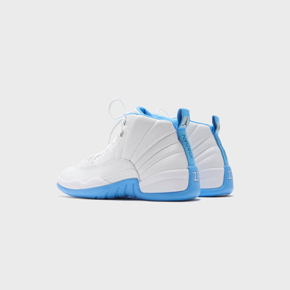 Men Kith Jordan Air Jordan 12 Retro - White / Metallic Silver / University Blue