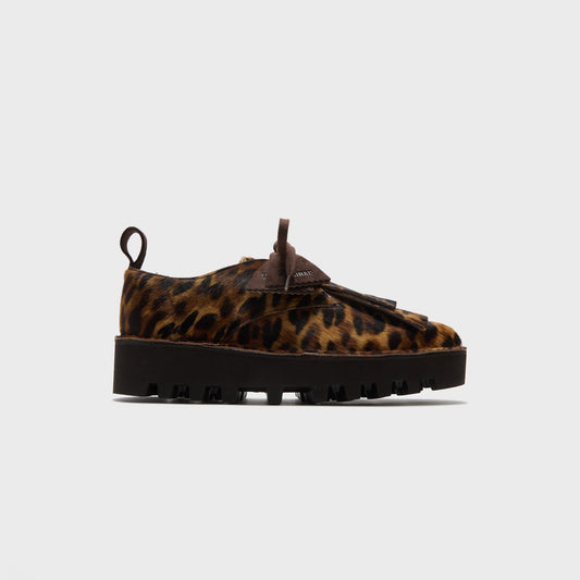 Men Kith Clarks x Engineered Garments Desert Khan - Leopard Pony