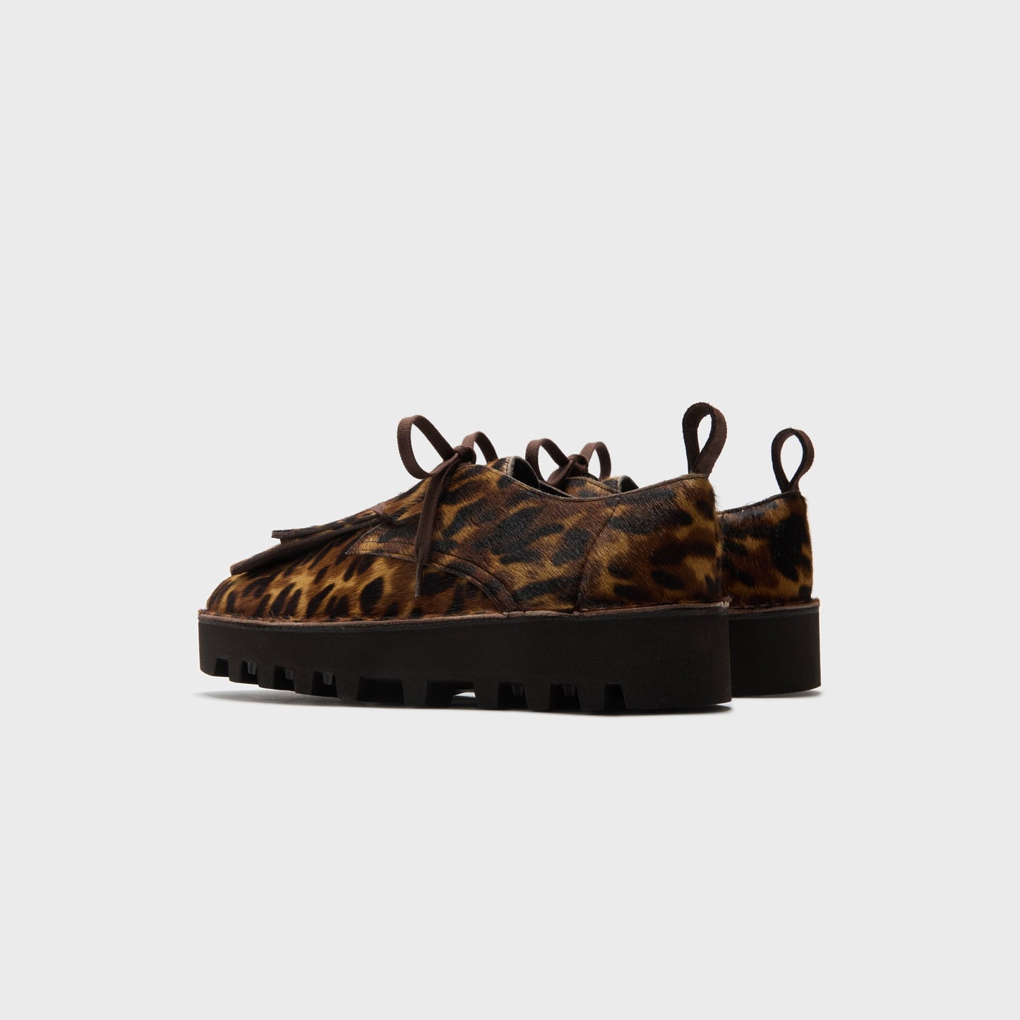 Men Kith Clarks x Engineered Garments Desert Khan - Leopard Pony